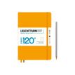 Leuchtturm1917 Edition 120 - Carnet de notes rigide A5 - pointillés - orange