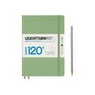 4004117589195-Leuchtturm1917 Edition 120 - Carnet de notes rigide A5 - pointillés - vert sauge-P_405155366_1-0