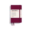 Leuchtturm1917 - Carnet de notes rigide A6 - ligné - bordeaux