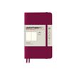 Leuchtturm1917 - Carnet de notes souple A6 - uni - bordeaux