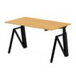 3760350283122-Bureau électrique THEODORE - L180x80cm - Pieds noir - plateau chêne de fil-P_405156136_1-0