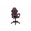 Fauteuil gamer Drift - accoudoirs - appui-tête intégré - noir et rose