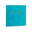 Exacompta Skandi - Livre d'or - 21 x 19 cm - 140 pages - turquoise