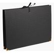 Exacompta OfficeByMe - Trieur extensible 18 compartiments A4 - fermeture à ruban - noir