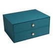 3130630306030-Exacompta OfficeByMe - Module de classement 2 tiroirs - pour A4+ - bleu canard-P_405156878_1-0