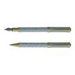 3219918262746-Enzo Varini Palazzo Maiolica - Parure de stylo à bille et stylo plume - fond blanc motif -P_405157282_1-0