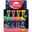 3154147407103-Maped Deepsea Paradise - 4 Surligneurs en blister-P_405157952_1-0