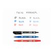 4902505342097-Pilot TWIN MARKER - Marqueur permanent - double pointe fine et extra fine - rouge-P_405158004_2-2