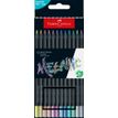 4005401164159-Faber Castell - 12 crayons de couleur - Black Edition Metallic -P_405158081_1-0