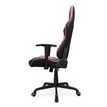 4710483775567-Fauteuil gamer ARMOR ELITE - accoudoirs réglables - appui-tête intégré - noir et rose--3