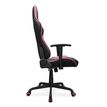 4710483775567-Fauteuil gamer ARMOR ELITE - accoudoirs réglables - appui-tête intégré - noir et rose--4