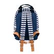 3371010509904-Quo Vadis - Sac à dos maternelle - Animascot - Multicolore - 27x20x11 cm - Toile (polyester) - 1 compartiment(s) - Avec bret--2