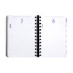 3660942084116-Agenda à spirale Shiny - 1 jour par page - 12 x 17 cm - fleurs - Exacompta-P_405161256_13-11