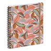 Agenda de bureau spiralé 16 mois Capucine - 1 semaine sur 2 pages - 14 x 18 cm - rose - Exacompta
