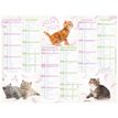 3664447165172-Calendrier Chaton - 6 mois par face - 40,5 x 55 cm - Oberthur-P_405161979_1-0