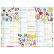 3664447165226-Calendrier Kawaii - 6 mois par face - 32 x 42 cm - Oberthur-P_405161984_1-0
