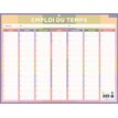 3592930028249-Calendrier Emploi du Temps Famille Medium - 32 x 42 cm - Bouchut--1