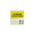 3539012004586-Les Prix Mini - Bloc Cube notes repositionnables - 400 feuilles - 76 x 76 mm - couleurs pastels assort--0