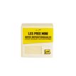 3539012004609-Les Prix Mini - Bloc Cube notes repositionnables - 400 feuilles - 76 x 76 mm - jaune pastel--0