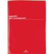 Agenda de l'enseignant Boréal - 21,5 x 30 cm - rouge - Oberthur