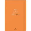 Bullet Agenda - 1 semaine sur 2 pages - 15 x 21 cm - orange - Oberthur