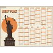 3592930028218-Calendrier Ados - 12 mois sur une face et verbes irréguliers au verso - 32 x 42 cm - Bouc-P_405162588_1-0