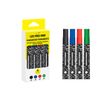 3539012004456-Les Prix Mini - Pack de 4 Marqueurs permanents - Assortis - pointe large-P_405162780_2-0