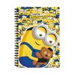 3666311025186-Cahier de textes à spirale Les Minions - 18 x 22 cm - jaune - Bagtrotter-P_405163895_1-0