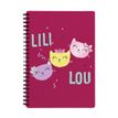3666311024967-Cahier de textes à spirale Lili Lou - 18 x 22 cm - rose - Bagtrotter-P_405163896_1-0