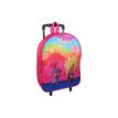 3666311023113-Sac maternelle à roulettes Les Trolls - 1 compartiment - rose - Bagtrotter-P_405164016_5-5