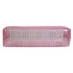 Trousse carrée - 1 compartiment - rose/argent - Bagtrotter