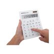 4002390091336-Calculatrice Maul MXL 12 - 12 chiffres - panneau solaire et pile - blanc-P_405164914_1-2
