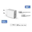 3571211493600-Force Power Lite - Chargeur secteur 100% recyclé + câble1 USB-C vers Lightning -1,2M - b-P_405166163_4-0