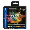 4007817097052-STAEDTLER Pigment brush 371 - 12 feutres pointe pinceau - couleurs nature assorties-P_405177290_2-0