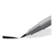 4007817098639-STAEDTLER Pigment soft brush 372 - 6 feutres pointe pinceau souple - gris & noir assortis-P_405177293_9-6