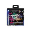 4007817098905-STAEDTLER Pigment calligraphy 375 - 12 feutres pointe calligraphie 2 mm - couleurs assorti-P_405177294_1-7