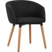 3760185021883-Fauteuil ARCO - 4 pieds bois - noir--0