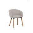 3760185021722-Fauteuil ARCO - 4 pieds bois - beige lin--0