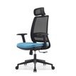3760185024563-Fauteuil de bureau OPEN - accoudoirs réglables - appuie-tête réglable - bleu-P_405181445_2-1