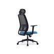 3760185024563-Fauteuil de bureau OPEN - accoudoirs réglables - appuie-tête réglable - bleu-P_405181445_4-3