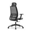 3760185024570-Fauteuil de bureau OPEN - accoudoirs réglables - appuie-tête réglable - gris-P_405181446_3-2