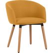 3760185021937-Fauteuil ARCO - 4 pieds bois - jaune safran-P_405181451_1-0