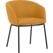 3760185022040-Fauteuil ARCO - 4 pieds métal - jaune safran-P_405181465_1-0