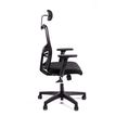3760388580477-Fauteuil de bureau CALLIOPE - accoudoirs réglables - appui-tête - noir-P_405181467_4-3