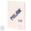 8411574104889-Milan 430 Since 1918 - Cahier de notes - A4 (210 x 297 mm) - 48 feuilles / 96 pages - papier blanc - petits carrea-P_405183431_1-0