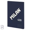 8411574106241-Milan 430 Since 1918 - Cahier de notes - A4 (210 x 297 mm) - 48 feuilles / 96 pages - papier blanc - petits carrea-P_405183432_1-0