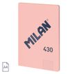 8411574104902-Milan 430 Since 1918 - Cahier de notes - A4 (210 x 297 mm) - 48 feuilles / 96 pages - papier blanc - petits carre-P_405183433_1-0