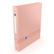 3045050469237-Oxford Color Life Pastel - Classeur 4 anneaux - A4+ - Dos 40 mm - Capacité 250 feuilles - Disponible en diff