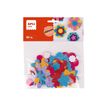 8410782195887-APLI kids - Adhésif décoratif - fleur - 2 - 5 cm - bleu, lilas, orange, rouge, rose, vert - per-P_405184284_3-2