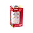 8410782197171-APLI kids - Adhésif décoratif - 900 pièces - rond - fleurs - 20 x 18 mm - 30 feuilles --P_405184288_1-0